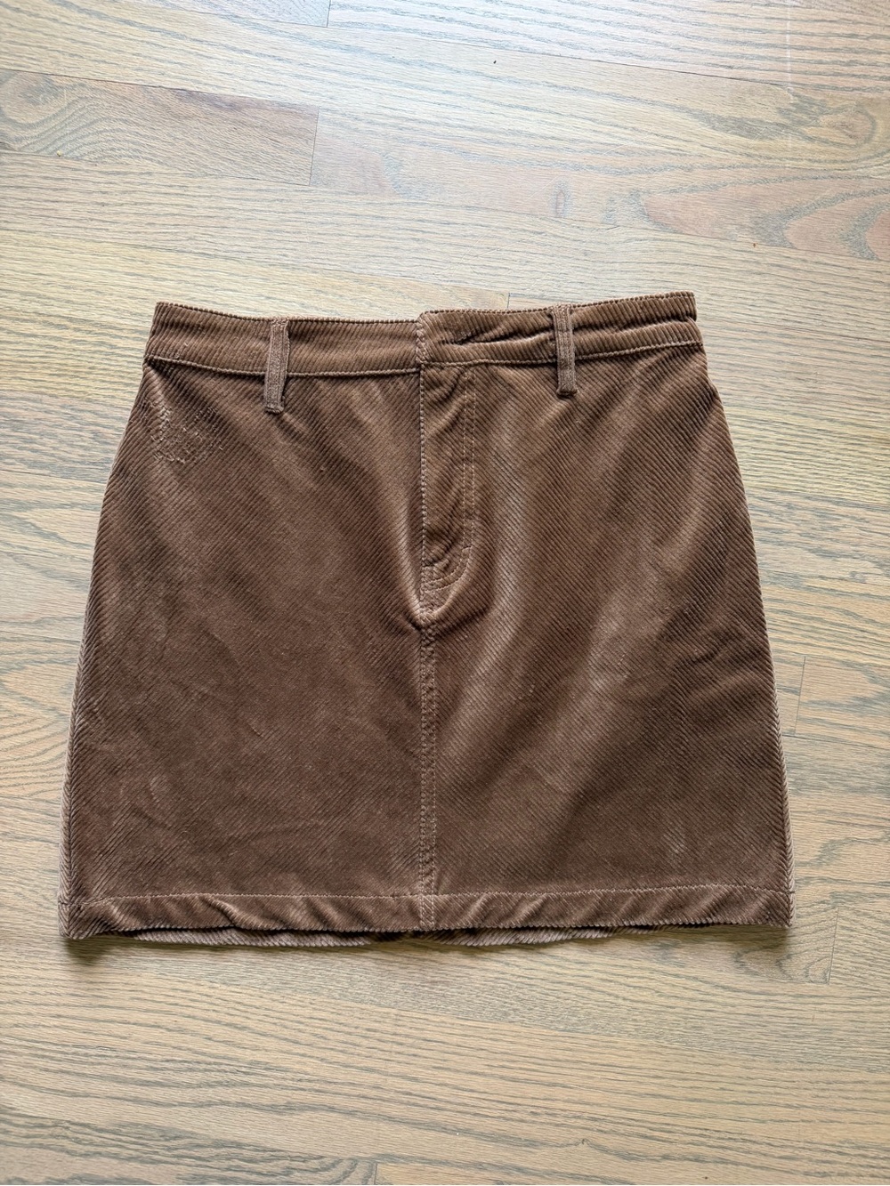 Love Tree Brown Corduroy Mini Skirt